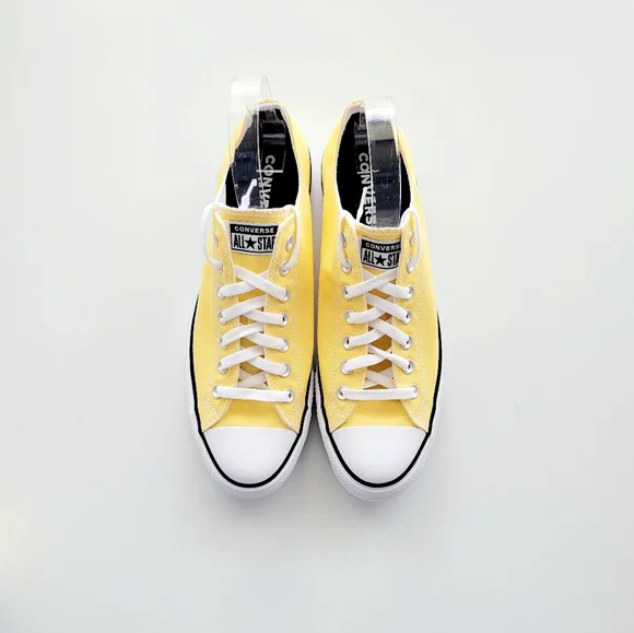 Converse CTAS OX Butter Yellow/White Men's 12/Women's 14 - Picture 3 of 6